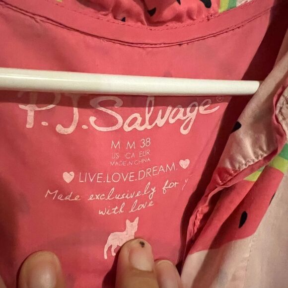 PJ salvage watermelon pajama top M - Picture 6 of 8